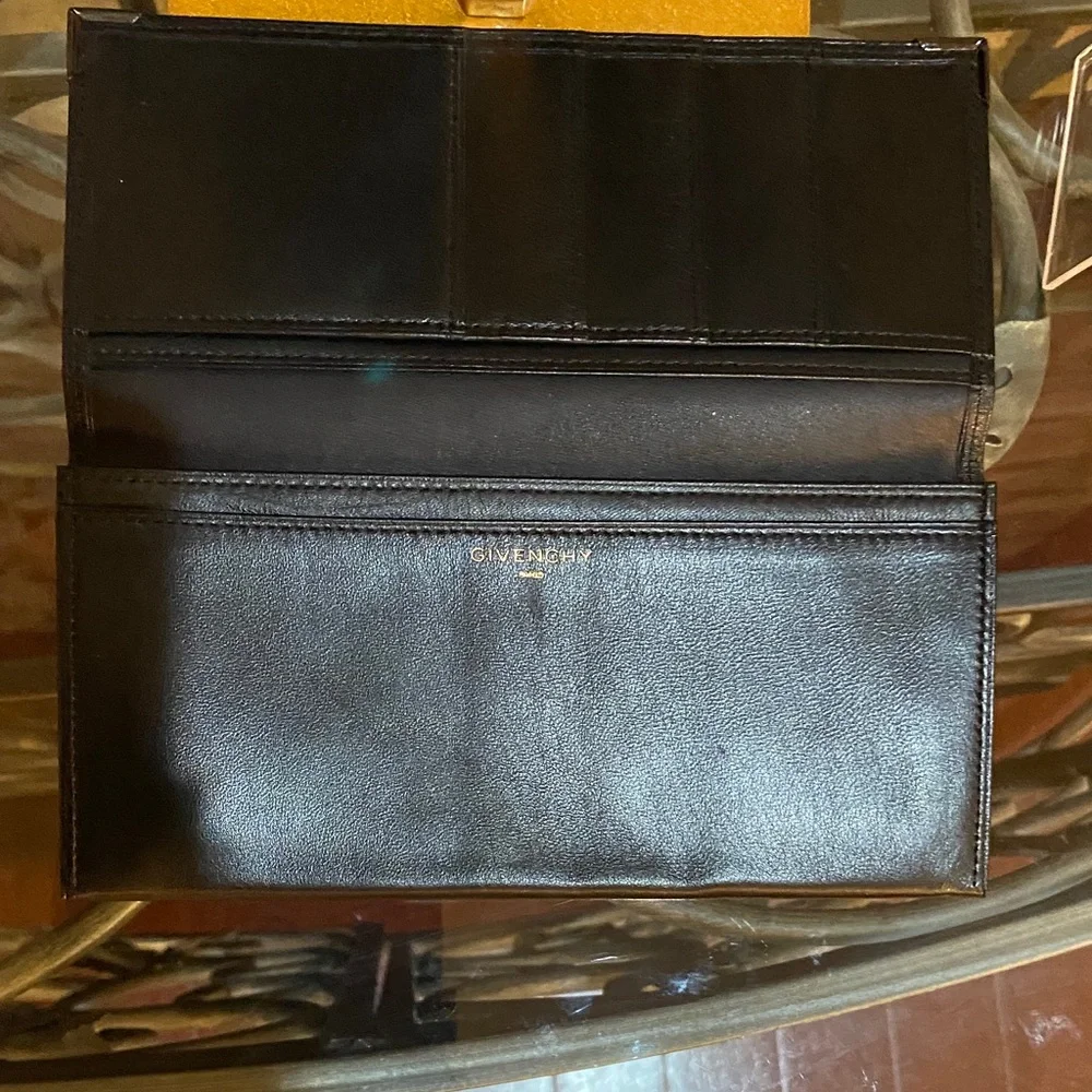 Givenchy Long Black Leather Wallet - Picture 5 of 7